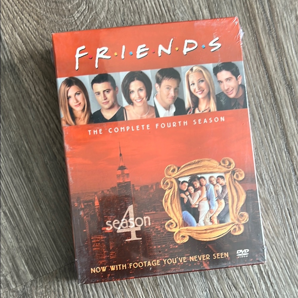 VINTAGE Friends Season 4 DVD Box Set NEW IN SEALED PACKAGE Y2K 2003